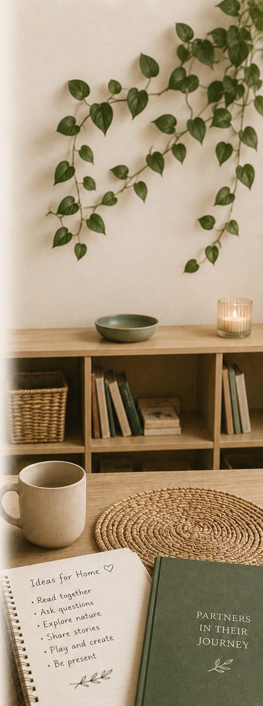 A family connecting and engaging together